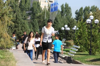 Kazakistan Ulusal Almaty Üniversitesi öğrencileri 09.09.2011.