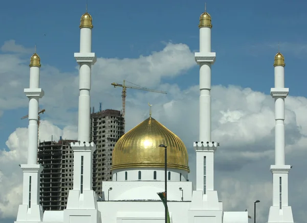 Nur Sultan Previously Known Astana Capital City Kazakhstan City Acquired — Fotografia de Stock
