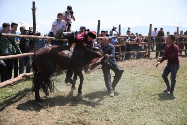 Festival of national games in the city of Almaty. Kazakhstan 07.06.2019.