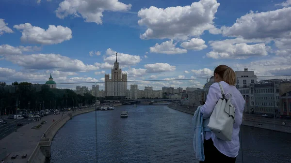 Moscow Located Banks Moskva River Western Russia Its Historical Center — Stockfoto