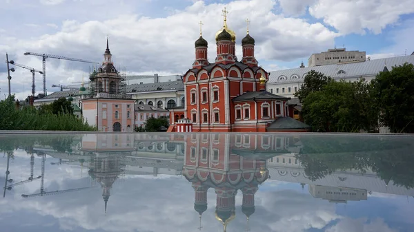 Moscow Located Banks Moskva River Western Russia Its Historical Center — Stock Photo, Image