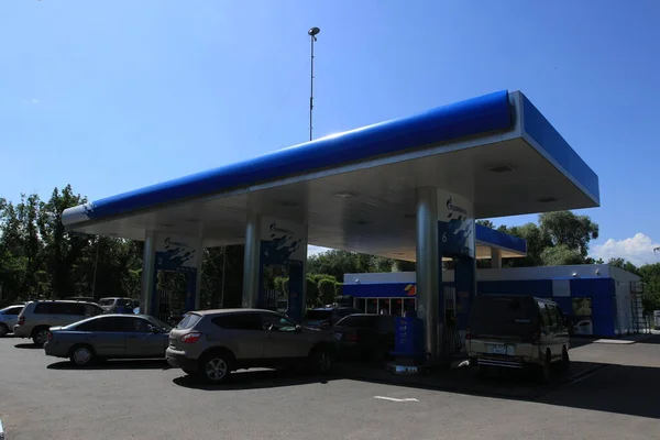 Gas Station Gazprom Center Almaty 2015 — Photo