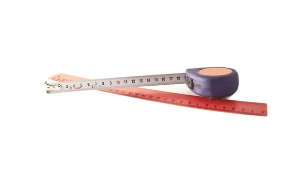 Règle et ruban à mesurer — Photo