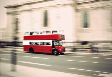 Vintage Londra otobüsü