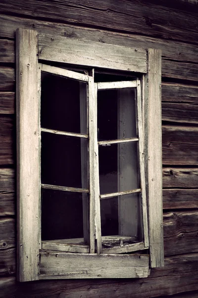 Ancien cadre de fenêtre — Photo