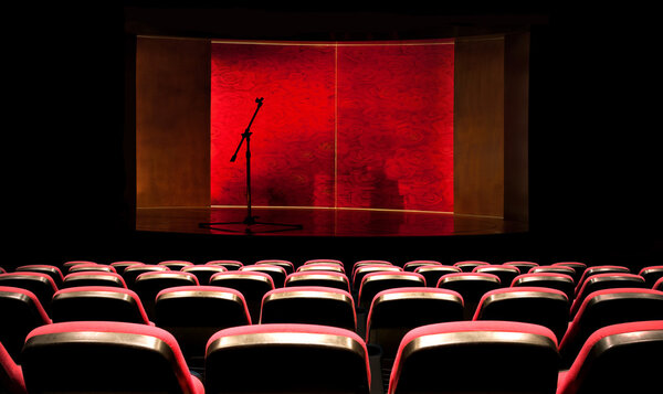 Этап с микрофоном
