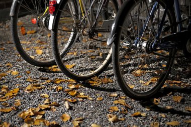 Wheels of bikes clipart