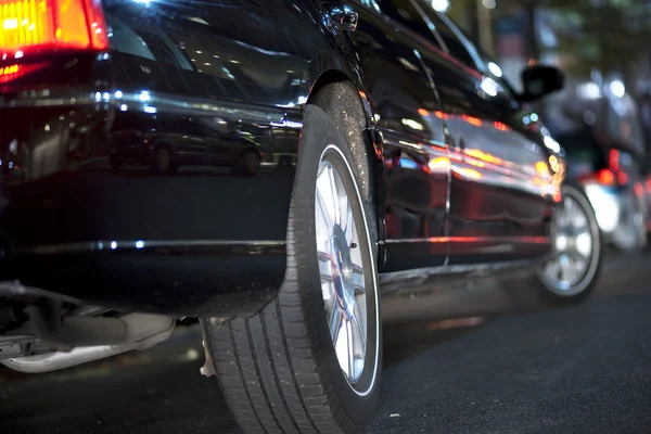 Black limo — Stock Photo, Image