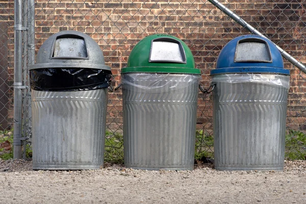 Trash cans — Stock Photo, Image