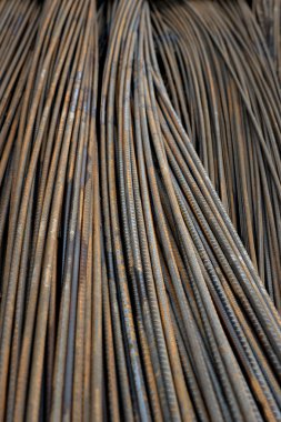 paslı metal çubuklar