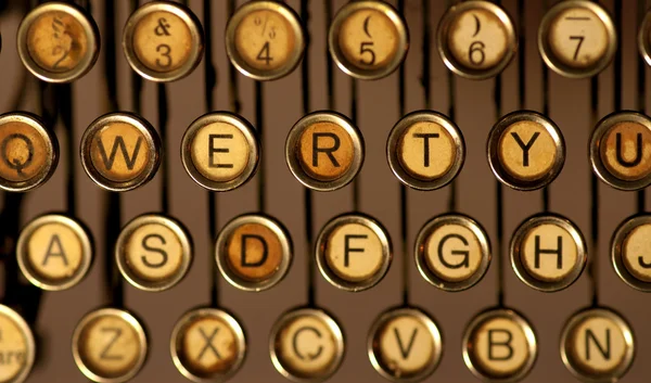 Vintage typewriter keys — Stock Photo, Image