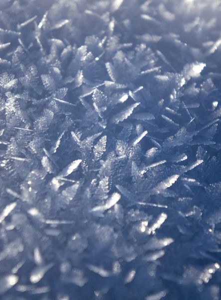 Фон с кристаллами льда — стоковое фото