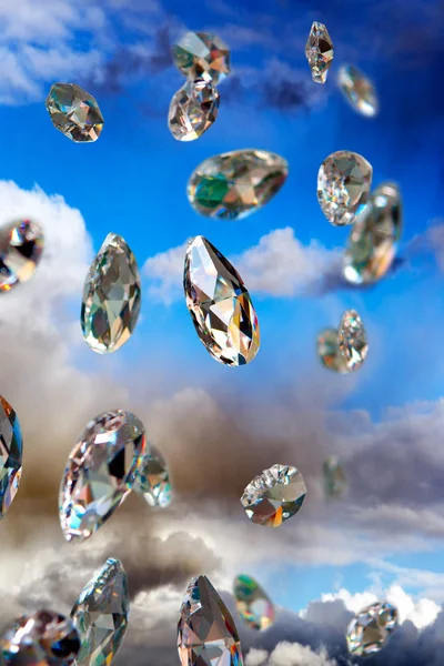 Diamantes brillantes. — Foto de Stock