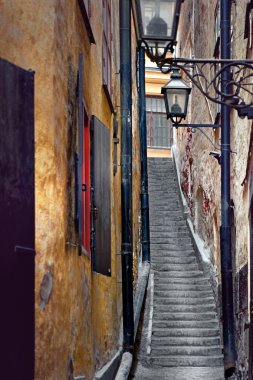 Stockholm dar merdivenler