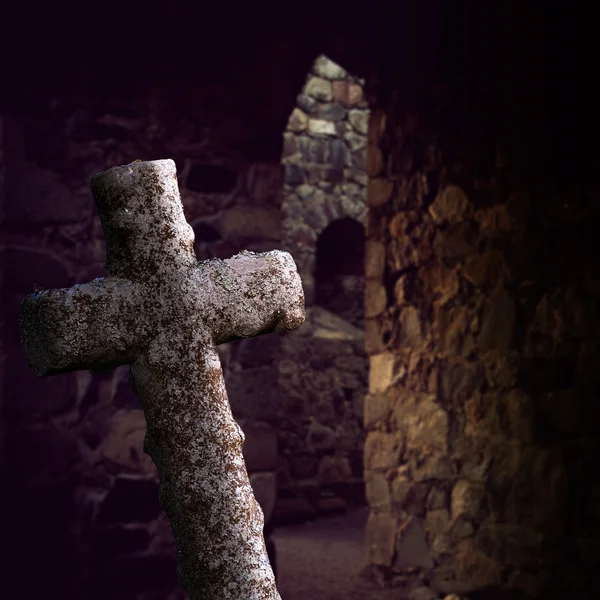 Стародавні хрест — стокове фото