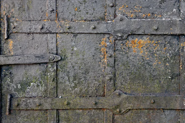 Rusty old metal door — Stock Photo, Image