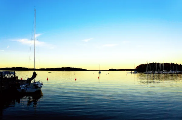 Marina avec yachts — Photo