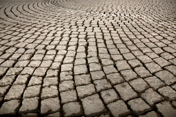 Street with cobblestones — Stock Photo, Image