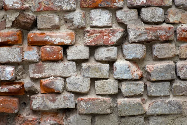 Eroded brick wall — Stock Photo, Image