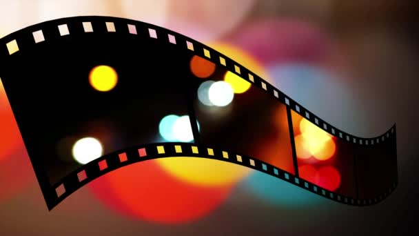 Bande de film à pois 