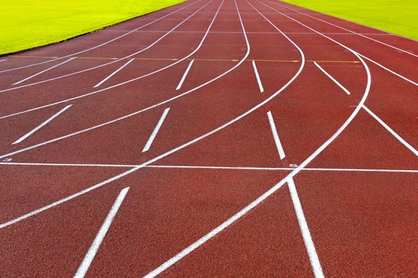 Curve of running tracks — Stock Photo, Image