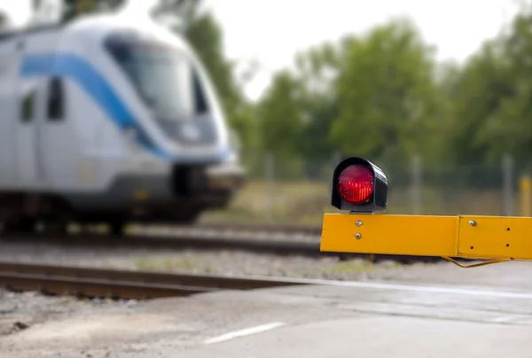 Railroad crossing — Stock Photo, Image