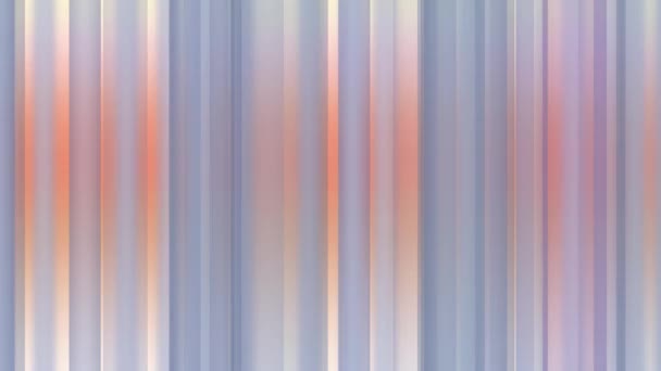 Płynna Animacja Abstrakcyjnych Pastelowych Fioletowo Niebieskich Przezroczystych Pasków Iluzją Kolistego — Wideo stockowe