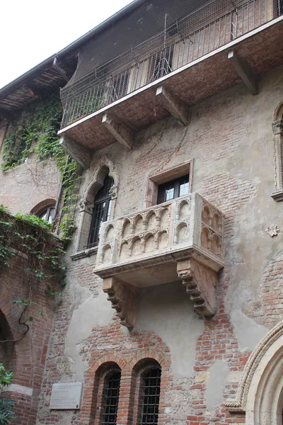 Julii Dom (casa di giulietta) verona, Włochy — Zdjęcie stockowe