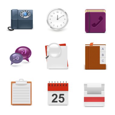 Evrensel office vektör Icon set