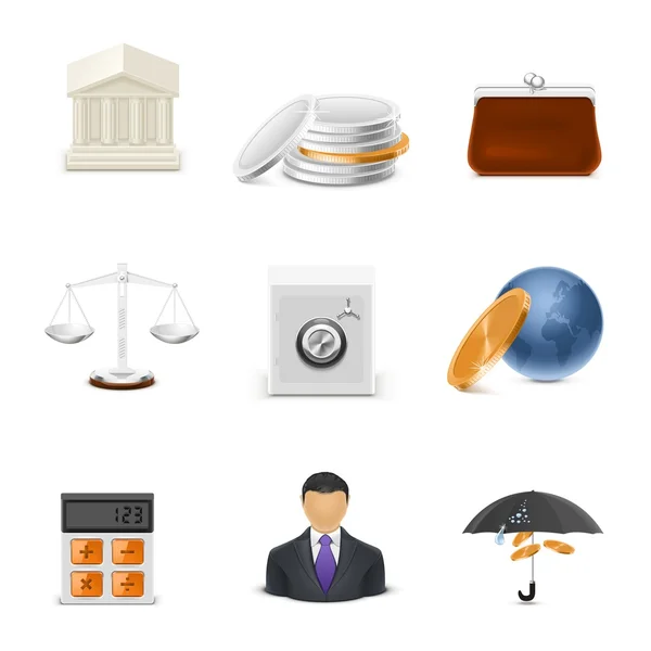 Finance vector icons — Stock Vector