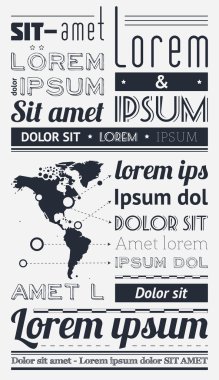 düğmeler ve menüler ile infographics unsurları