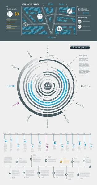 Elementy Infografika — Wektor stockowy