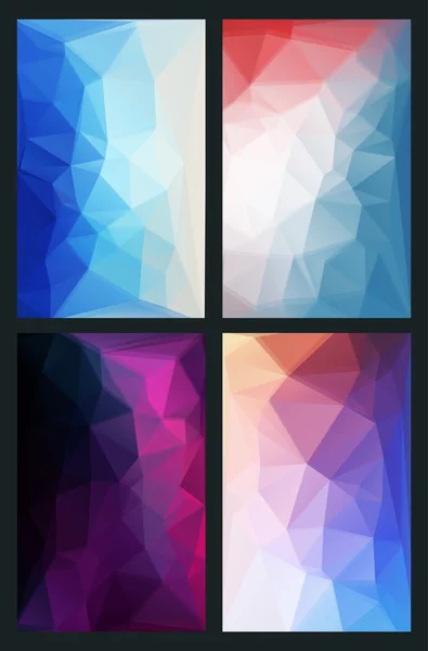 Fondo abstracto en estilo moderno plano — Vector de stock