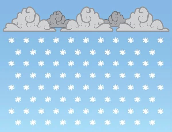 Tempête de neige — Image vectorielle