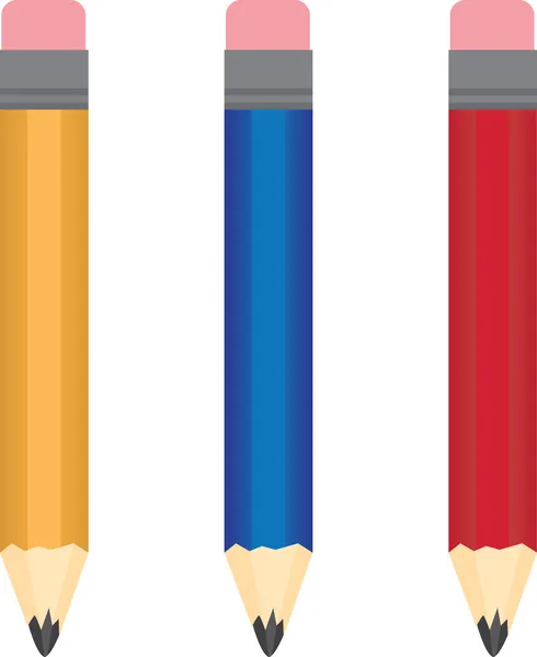 Colores de lápiz — Vector de stock