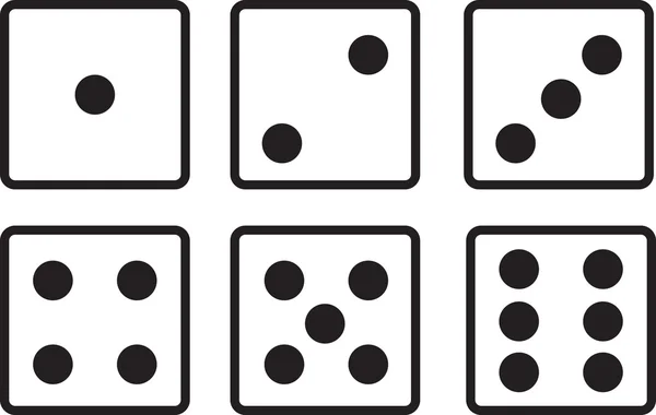 Dice — Stock Vector