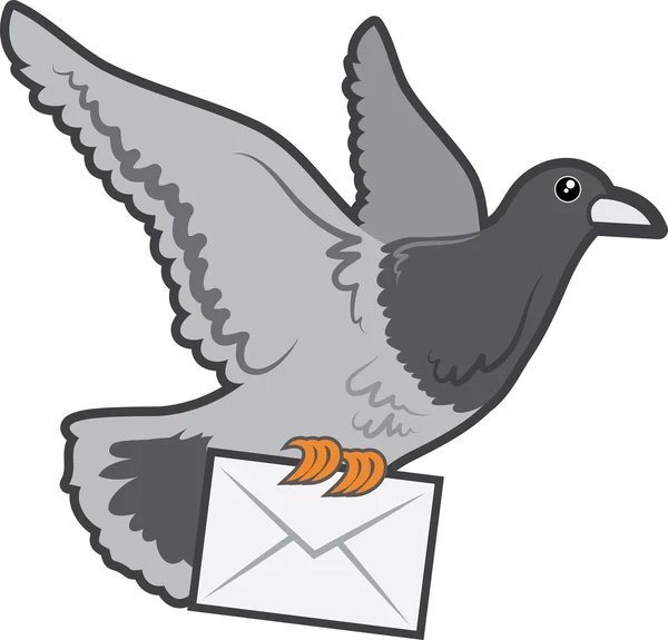 Pigeon voyageur — Image vectorielle
