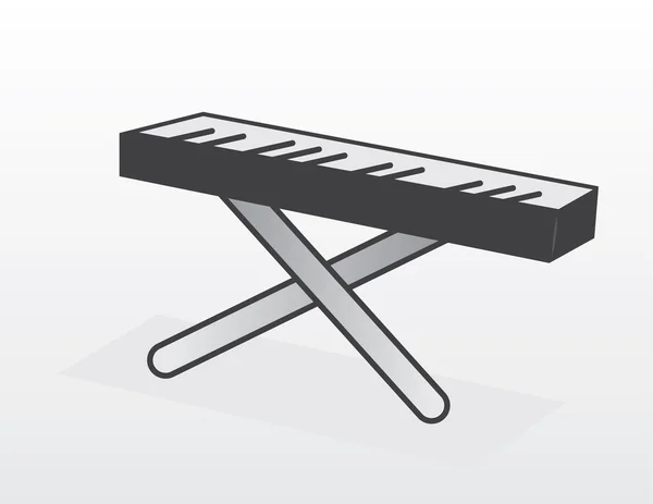 Klávesnice klavíru — Stockový vektor