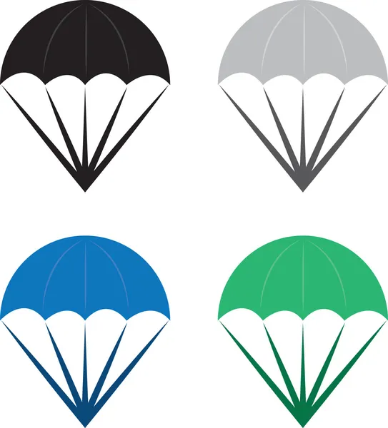 Parachutes — Stock Vector