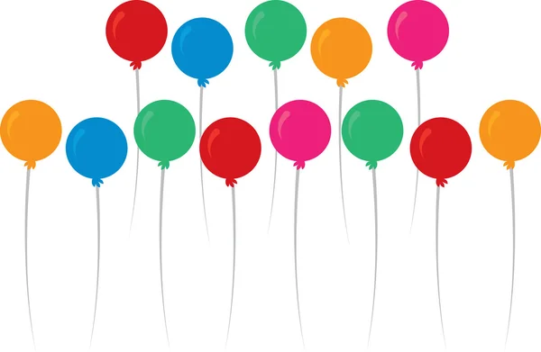 Ballons Couleurs — Image vectorielle