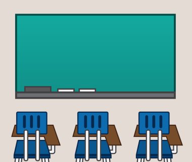 sınıf kara tahta boş