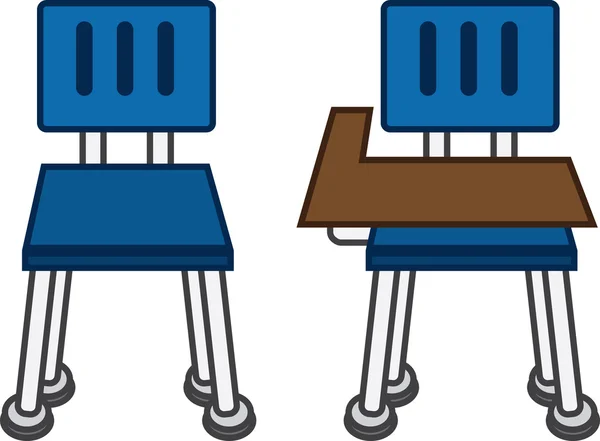 Classroom Chair Front — Stock Vector