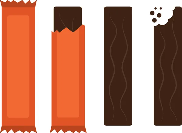 Barretta di cioccolato — Vettoriale Stock