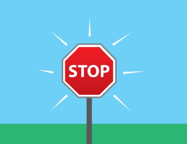 Dışarıda dur işareti