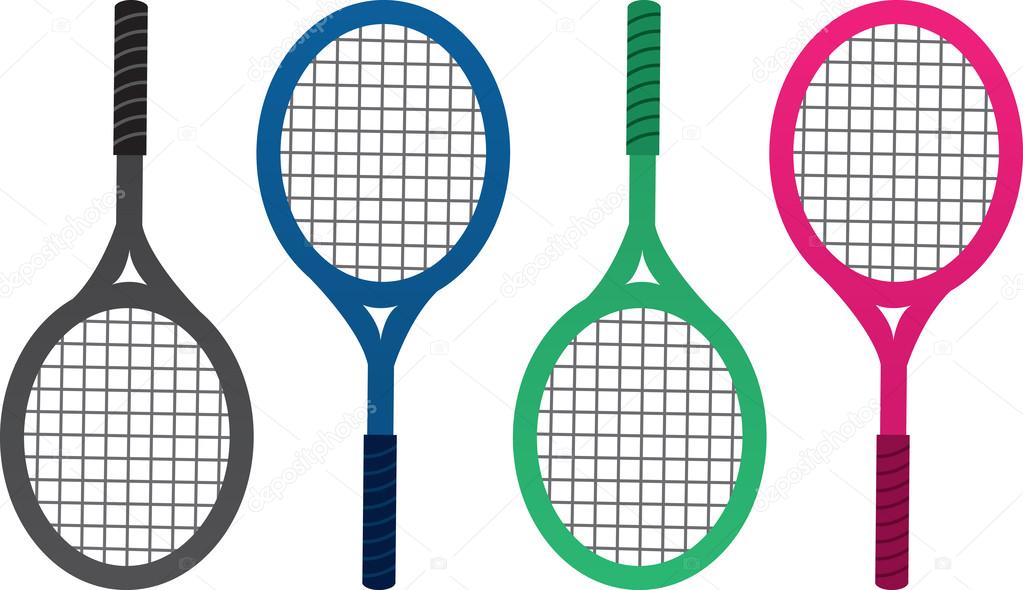 Tennis Racket Colors Stock Vector Image by ©milo827 #26792147