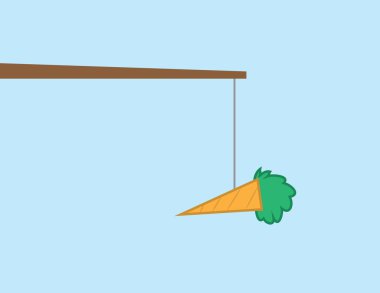 Carrot On Stick clipart