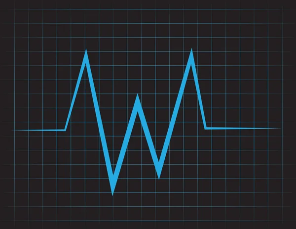 EKG Grid — Stock Vector