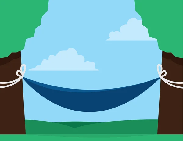 Hammock — Stock Vector