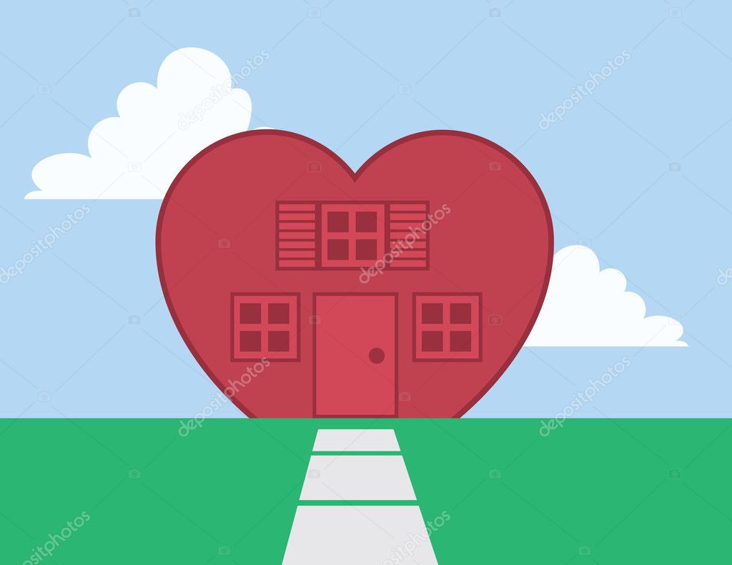 House Heart Stock Vector Image by ©milo827 29236483