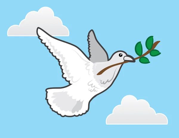 鸽子和平 — 图库矢量图片